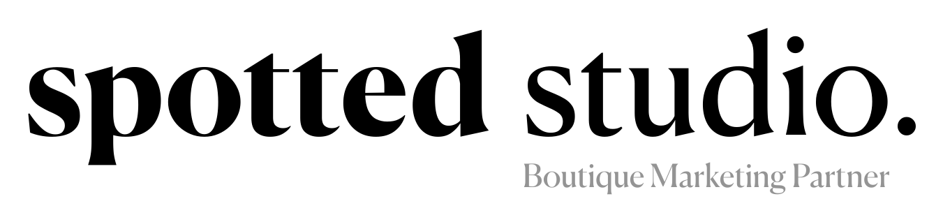 spotted studio. Boutique Marketing Partner